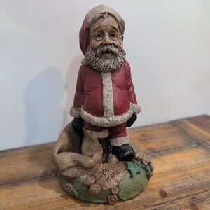 1995 Tom Clark "Santa's Home" Gnome Figure Retired Signed Cairns Studio